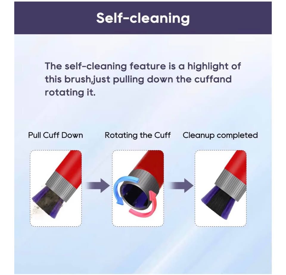 Traceless Scratch-free Dusting Brush Compatible with Dyson V15 V11 V10 V12 Gen 5
