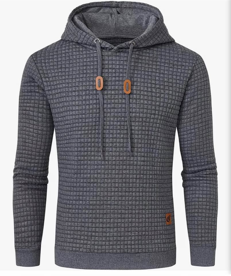 Men's Pullover Hooded Sweatshirt Long Sleeve Drawstring Hoodies with Pocket，Deep