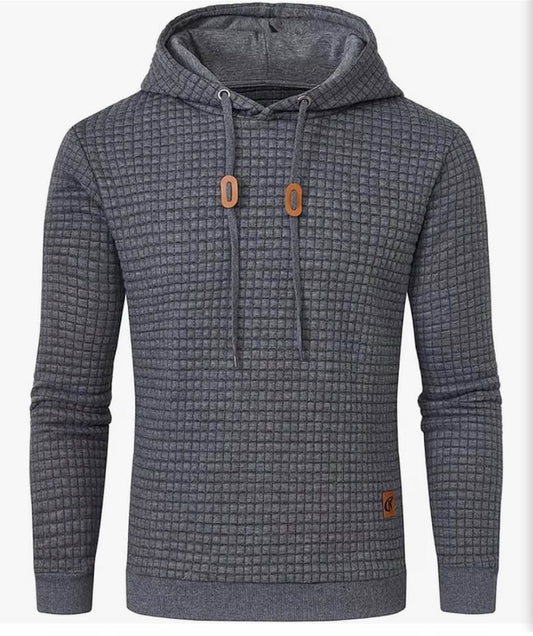 Men's Pullover Hooded Sweatshirt Long Sleeve Drawstring Hoodies with Pocket，Deep