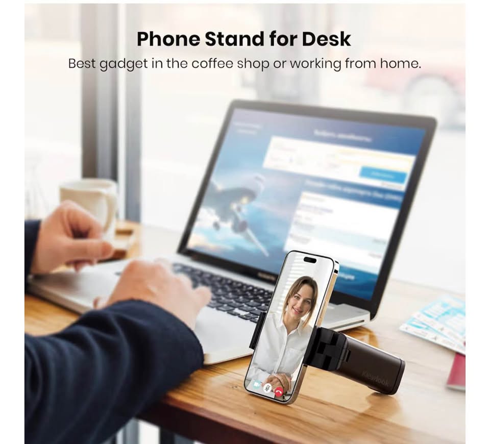 Portable Airplane Phone Holder, Klearlook Universal Travel Essentials Phone Moun