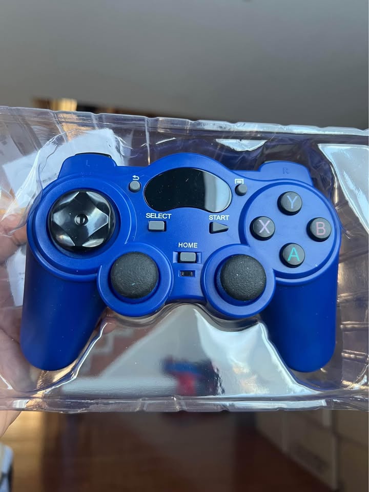 RARELE EMON wireless Gamepad for PC Laptop Android steam - blue USB & Bluetooth 
