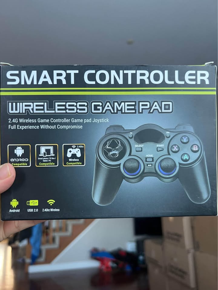 RARELE EMON wireless Gamepad for PC Laptop Android steam - blue USB & Bluetooth 
