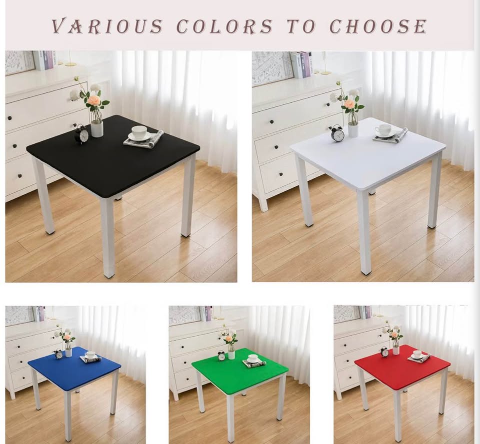 Black Spandex Square Table Cover