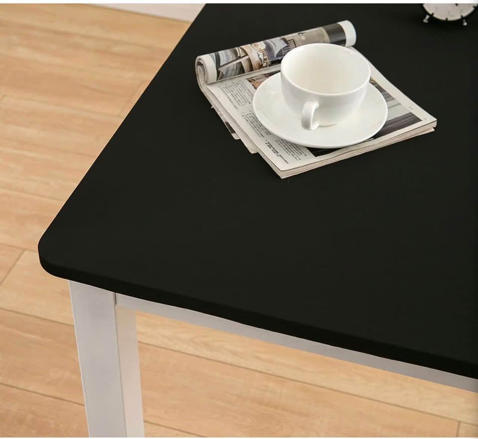 Black Spandex Square Table Cover