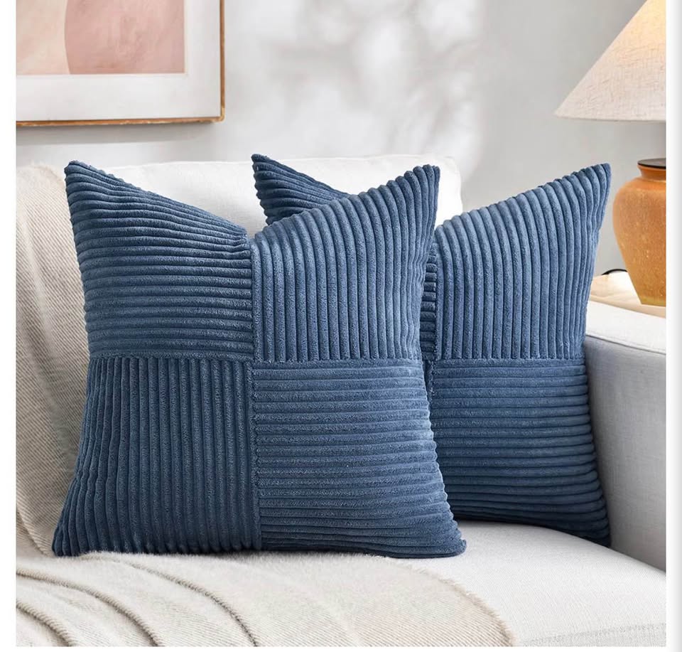 Puncuntex Corduroy Throw Pillow Covers