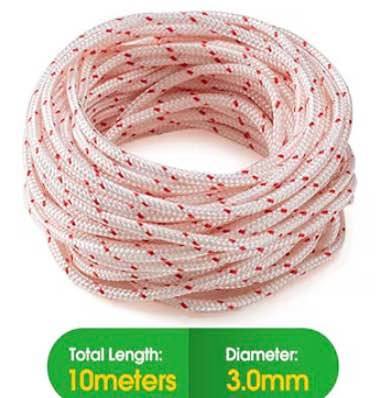 Replacement Recoil Starter Rope Pull Cord for Husqvarna STIHL Craftsman Chainsaw
