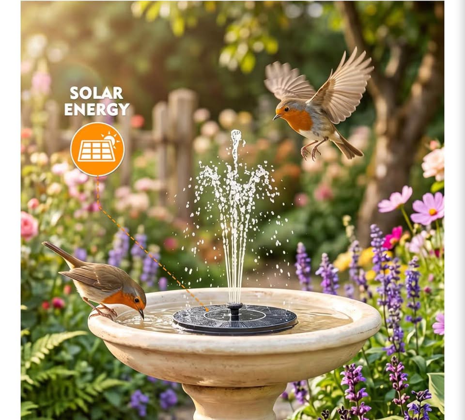 Solar Fountain Pump for Birdbath