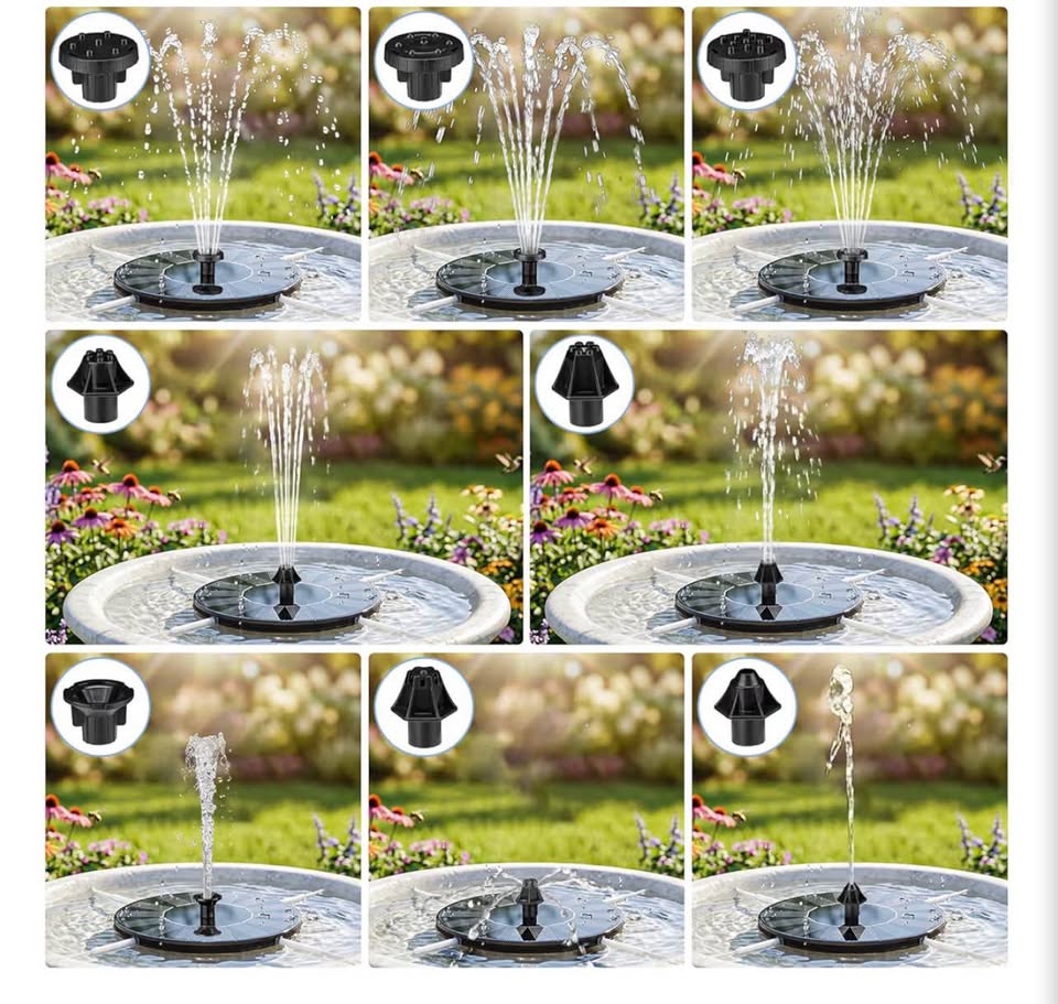 Solar Fountain Pump for Birdbath
