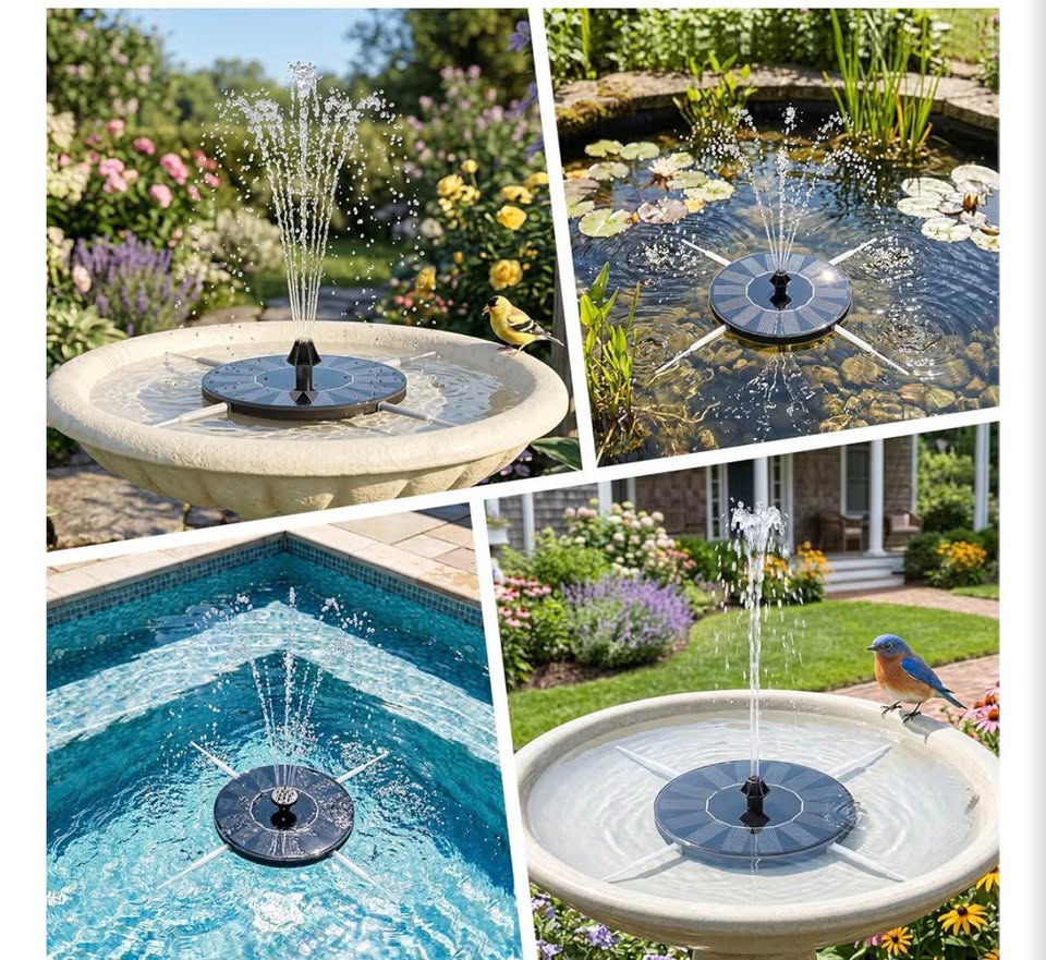 Solar Fountain Pump for Birdbath