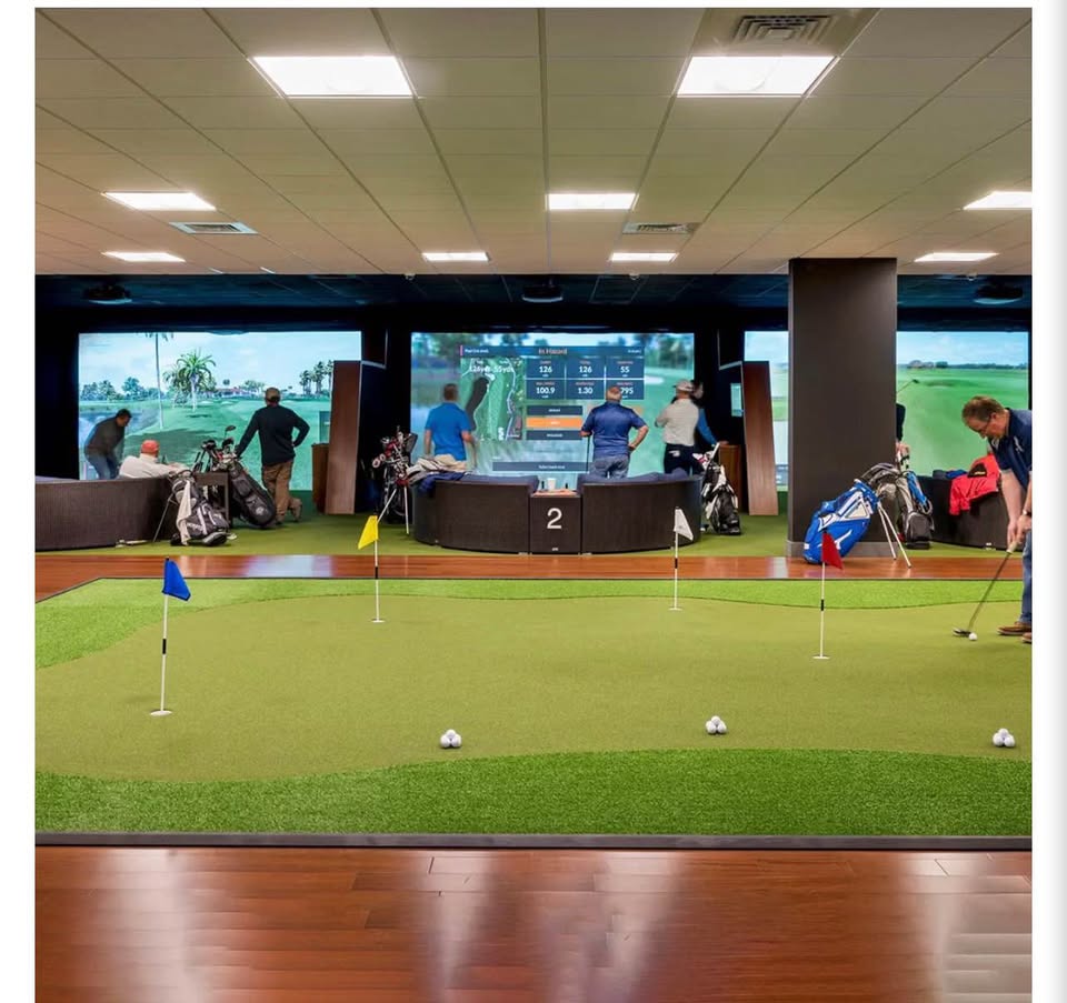 3-Pack White Golf Putting Green Flags