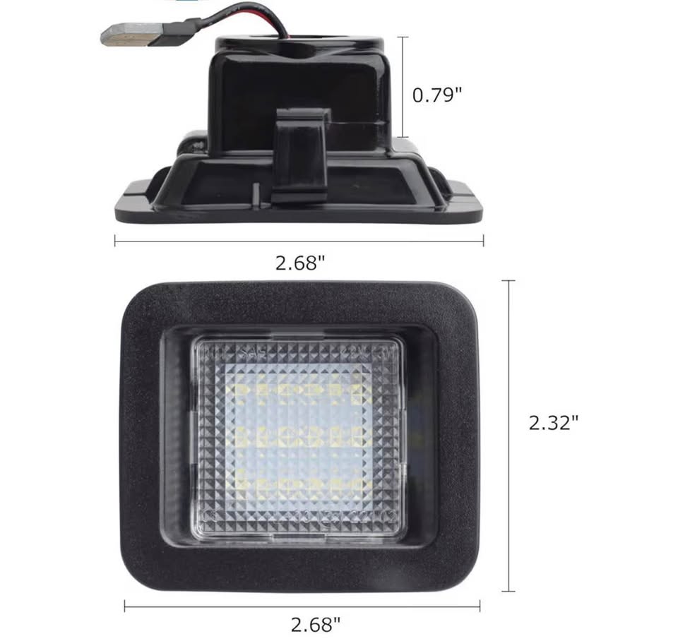 LED License Plate Lights for Ford F-150