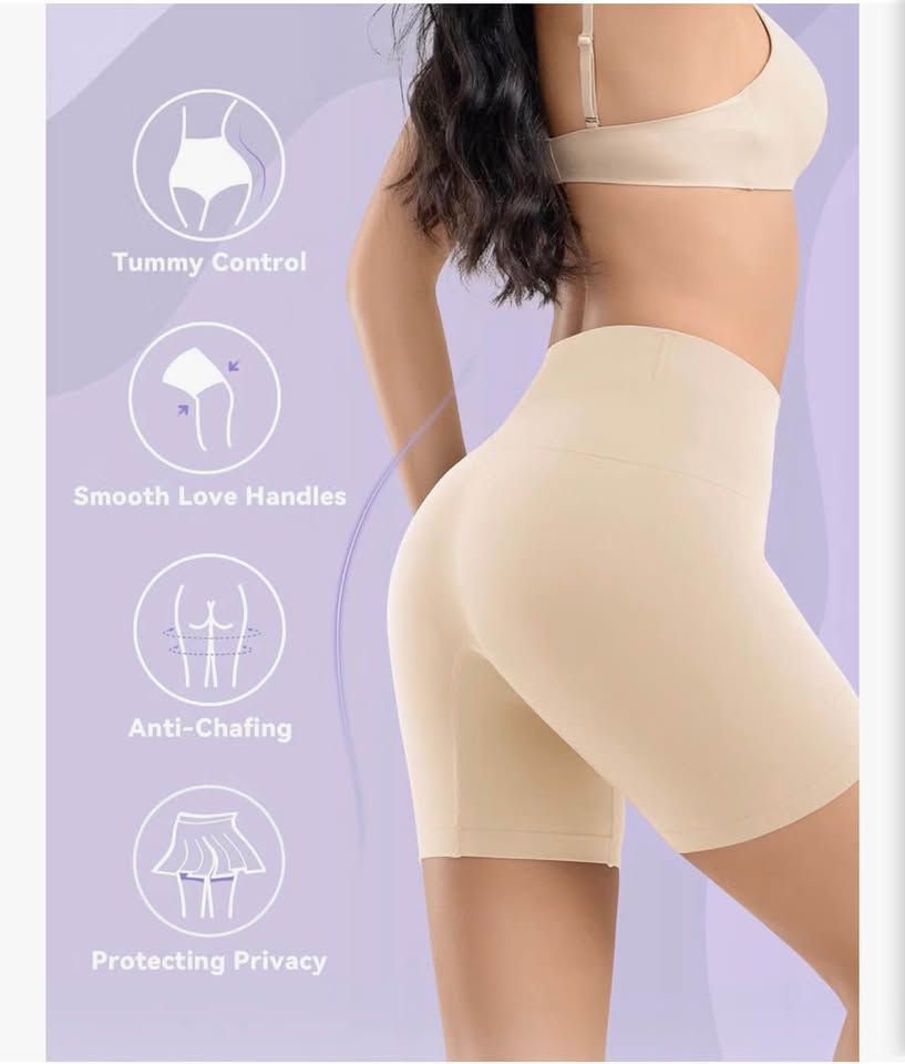 Esa Liang Shapewear Tummy Control, Mid-Waist Body Shaper Shorts, Women's Girdle 