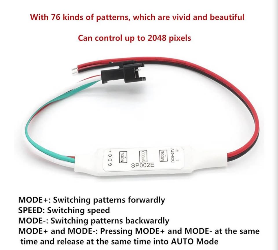 WS2812B LED Strip Lights 16.4ft 5M WS2812B 300LEDs Programmable Individual Addre