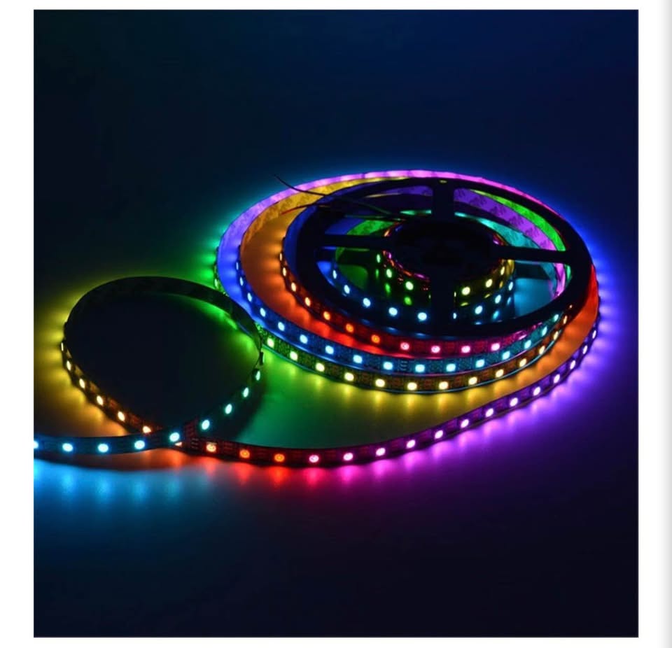 WS2812B LED Strip Lights 16.4ft 5M WS2812B 300LEDs Programmable Individual Addre