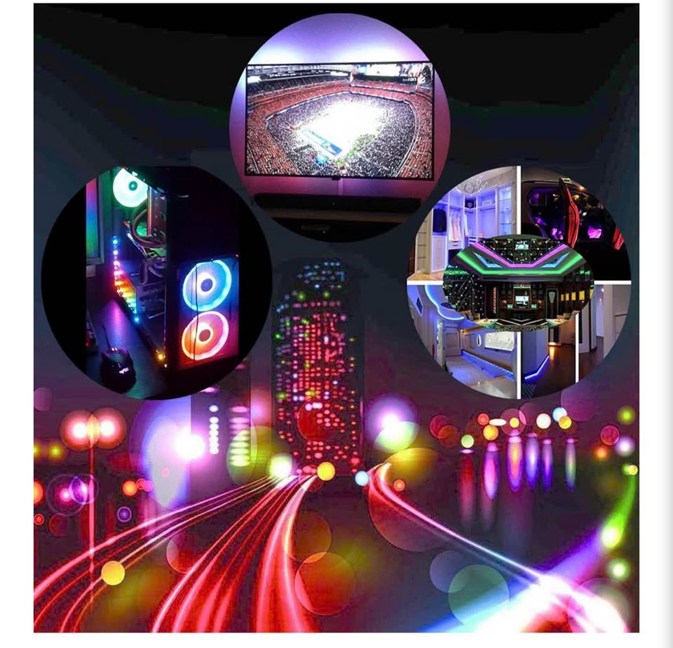 WS2812B LED Strip Lights 16.4ft 5M WS2812B 300LEDs Programmable Individual Addre
