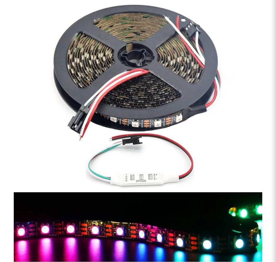 WS2812B LED Strip Lights 16.4ft 5M WS2812B 300LEDs Programmable Individual Addre