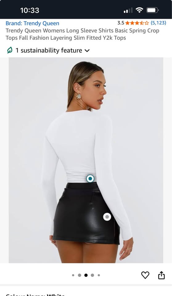Womens Long Sleeve Shirts Basic Spring Crop Tops Fall Fashion Layering Slim Fitt