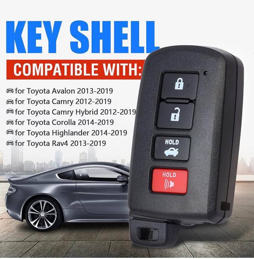 Toyota Smart Key Fob Shell Case