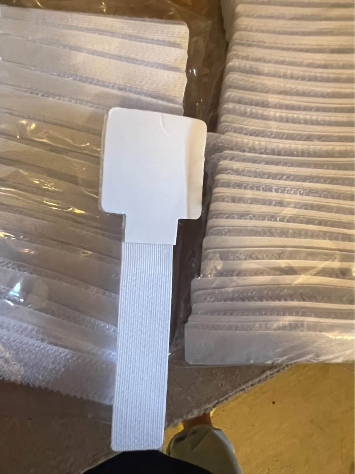 80pcs Adhesive Hook and Loop Cable Ties，white