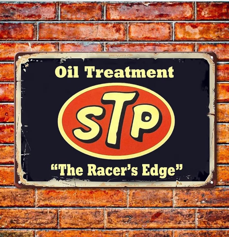 Vintage Automotive Metal Tin Signs Set