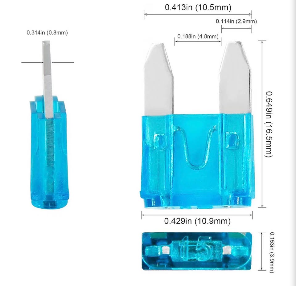 Auto Car Blade Rv Auto Fuses Assortment Kit – 90Pcs Mini (5A 7.5A 10A 15A 20A 25