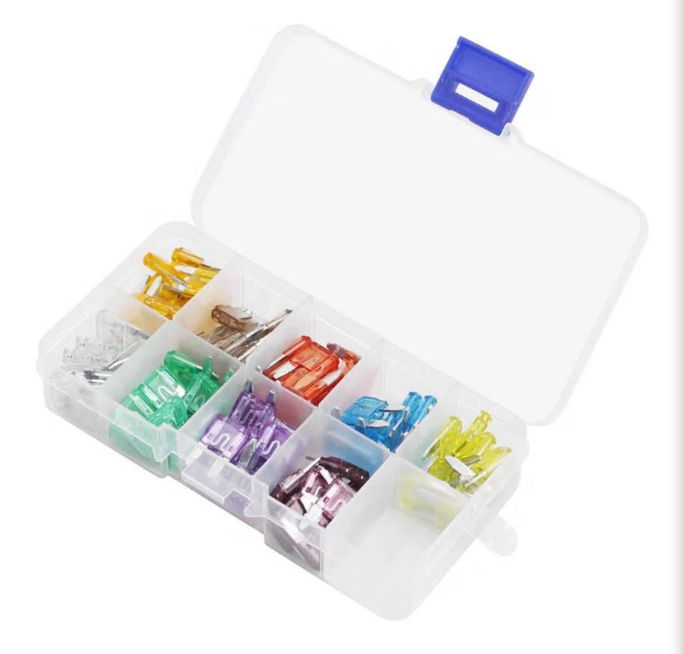 Auto Car Blade Rv Auto Fuses Assortment Kit – 90Pcs Mini (5A 7.5A 10A 15A 20A 25