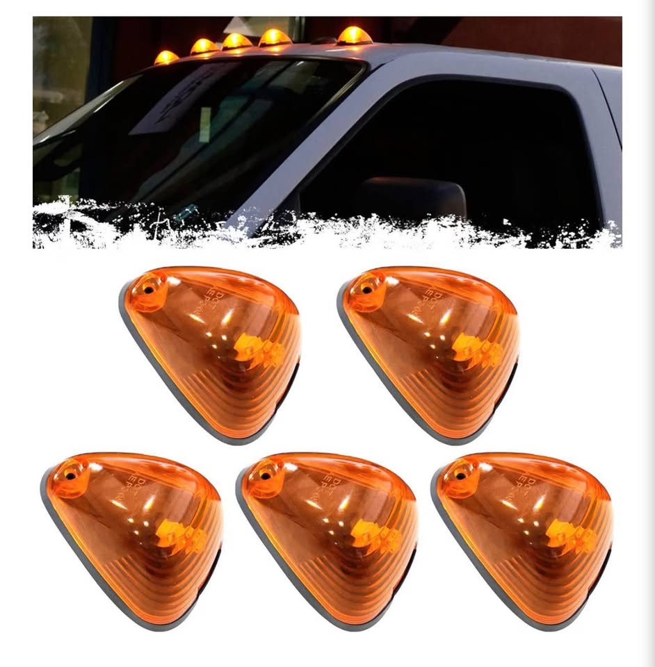 PSEQOT Amber LED Cab Marker Lights