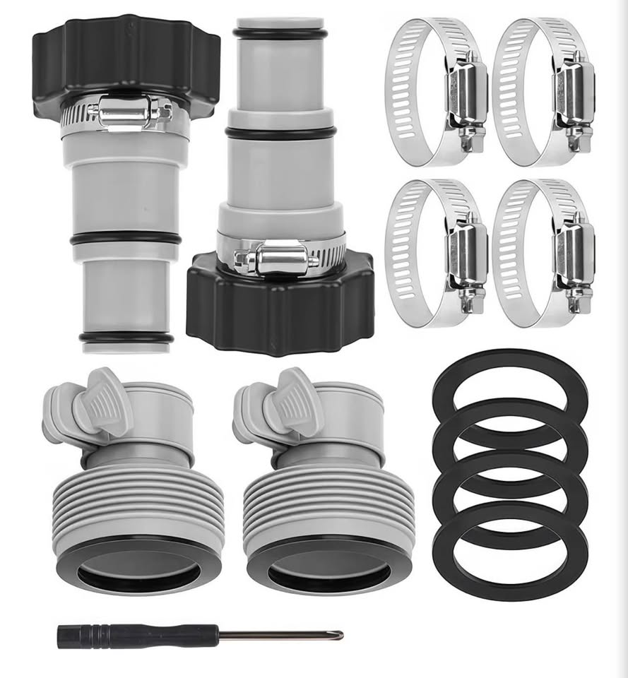 Pool Hose Adapter for Intex, 4 Pack Above Ground Pool Pump Adapter