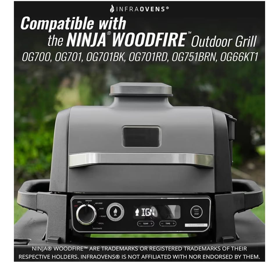 Stainless Steel Rack for Ninja Woodfire Outdoor Grill and Smoker, OG701 OG751 7-