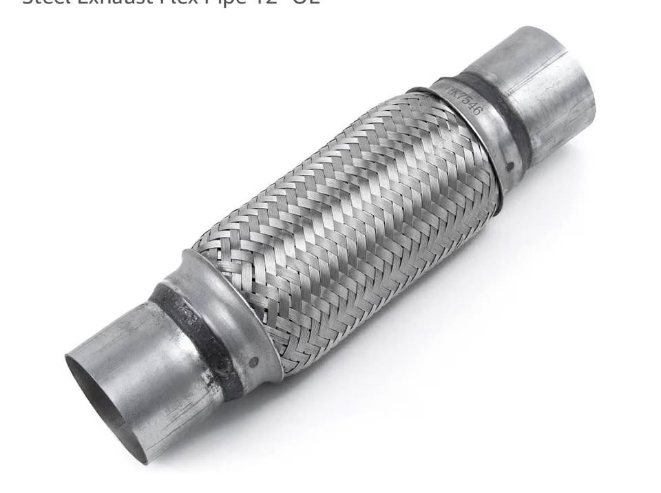 Remarkable Power RK7546-2.5" x 8" Heavy Duty Stainless Steel Exhaust Flex Pipe 1