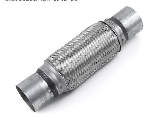 Remarkable Power RK7546-2.5" x 8" Heavy Duty Stainless Steel Exhaust Flex Pipe 1