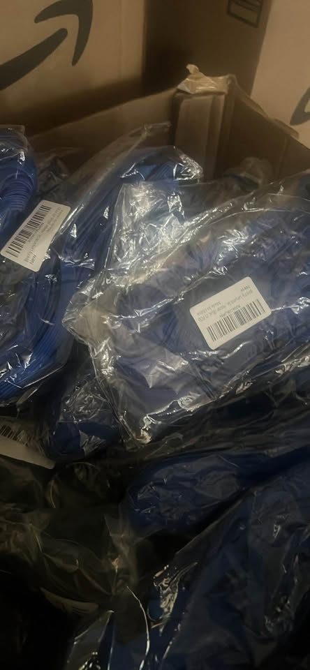 25 Pack Blue Breakaway Lanyards