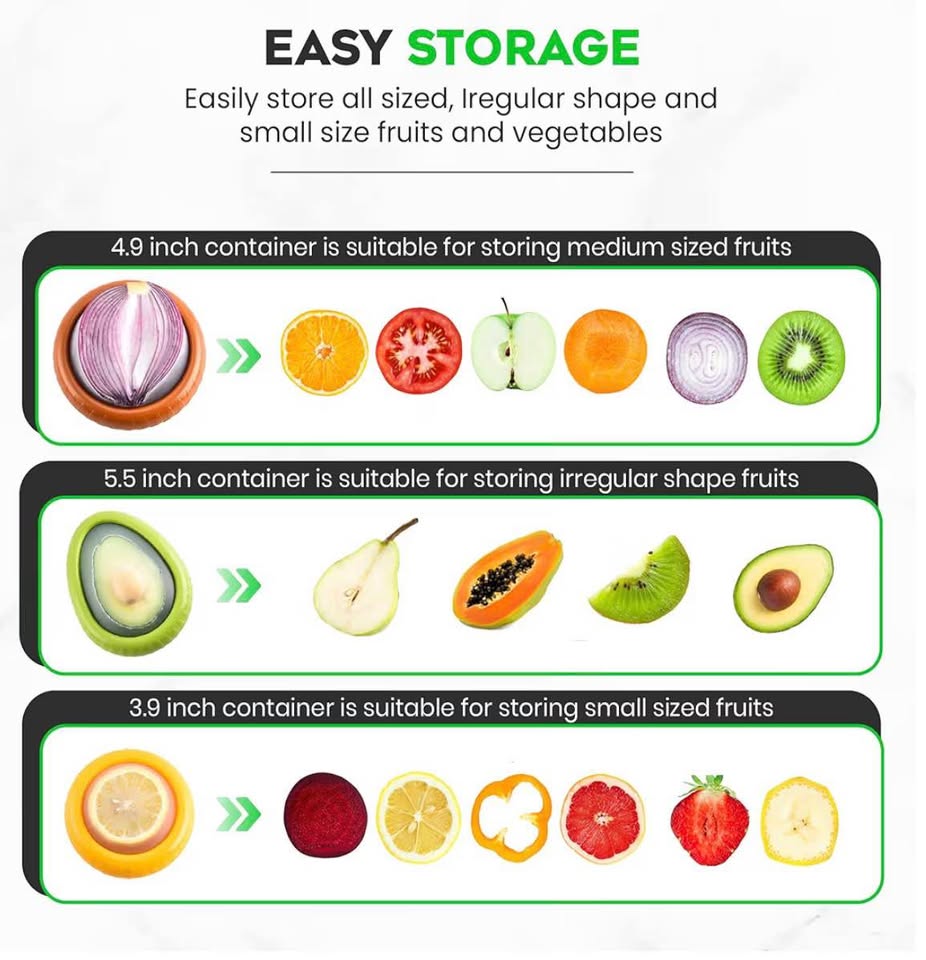 Silicone Avocado Saver 4PCS - Multi-Use Food Savers