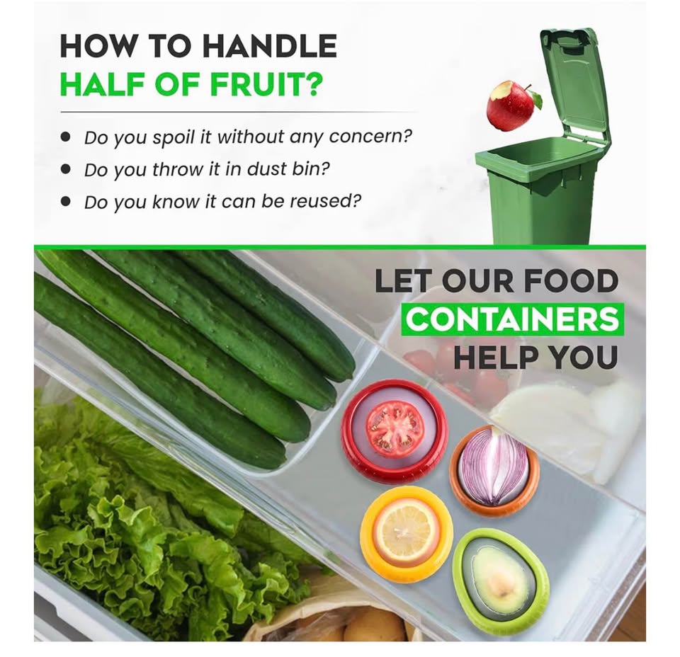 Silicone Avocado Saver 4PCS - Multi-Use Food Savers