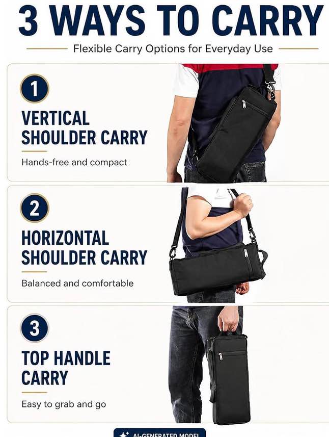 Golf Cooler Bag, Golf Gifts for Men, 6-Can Beer Sleeve
